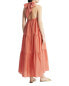 Фото #2 товара Theory Halter Tiered Maxi Dress Women's