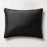 Фото #3 товара Постельное белье Casaluna Набор King Heavyweight Linen Blend Comforter Sham Washed Black