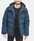 Фото #5 товара Men's Mixed-Media Puffer Coat, Created for Macy's