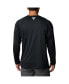 Men's Black Georgia Bulldogs Terminal Tackle Omni-Shade Raglan Long Sleeve T-shirt
