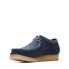 Фото #7 товара Clarks Wallabee 26172398 Mens Blue Suede Oxfords & Lace Ups Casual Shoes