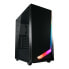 LC-Power Gaming 707B Strike Force X - Midi Tower - PC - Black - ATX - micro ATX - Mini-ITX - Metal - Plastic - Tempered glass - Gaming