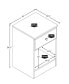 Фото #4 товара Astrid Tall 1-Drawer Nightstand