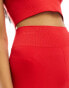 Stradivarius sport seamless legging in red co-ord