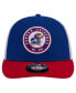 Men's Royal Kansas Jayhawks Throwback Circle Patch 9Fifty Trucker Snapback Hat