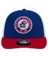 Фото #4 товара Men's Royal Kansas Jayhawks Throwback Circle Patch 9Fifty Trucker Snapback Hat