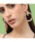 ფოტო #3 პროდუქტის Women's Gold Wrap Drop Earrings