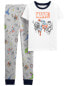 Фото #1 товара Kid 2-Piece ©MARVEL 100% Snug Fit Cotton Pajamas 12