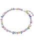 ფოტო #2 პროდუქტის Silver-Tone Crystal Mixed Cut Collar Necklace, 14" + 1-3/4" extender