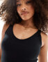 Hollister v-neck seamless vest in black