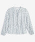 ფოტო #5 პროდუქტის Women's Long-Sleeve Pintucked Blouse, Created for Macy's