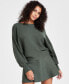 Фото #3 товара Women's Ribbed Boat-Neck Dolman-Sleeve Sweater, Created for Macy's