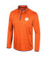 ფოტო #2 პროდუქტის Men's Orange Clemson Tigers Wright Quarter-Zip Windshirt