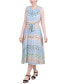 ფოტო #3 პროდუქტის Petite Sleeveless Chiffon Belted Dress