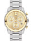 Men's Swiss Chronograph Bold Verso Stainless Steel Bracelet Watch 44mm