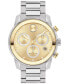 ფოტო #1 პროდუქტის Men's Swiss Chronograph Bold Verso Stainless Steel Bracelet Watch 44mm