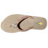 Volatile Sol Rhinestone Thong Womens Gold Casual Sandals PV151-715