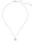 ფოტო #4 პროდუქტის Silver-Tone Pavé Star Pendant Necklace, 16" + 3" extender