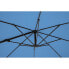 Parasol ogrodowy boczny na wysięgniku kwadratowy 250 x 250 cm niebieski