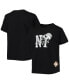 Big Boys Black New York Black Yankees Negro League Logo T-shirt