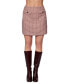 Фото #1 товара Women's Printed Pocket-Front Mini Knit Skirt