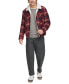 ფოტო #5 პროდუქტის Men's Plaid Fleece-Lined Trucker Jacket