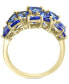 ფოტო #3 პროდუქტის EFFY® Tanzanite (3 ct. t.w.) & Diamond (3/8 ct. t.w.) Ring in 14k Gold