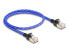 Фото #1 товара Сетевой кабель RJ45 с плетеным манжетом Cat.6A U/FTP Slim 0.5 м синий - Network - CAT 6a DELLOCK