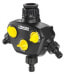 Фото #2 товара Соединитель Karcher 2.645-200.0 - Pipe coupling - Sprinkler system - Plastic - Black,Yellow - Male/Female - 76.2 / 4 mm (3 / 4")