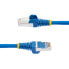 Фото #3 товара StarTech.com 1.5m CAT6a Ethernet Cable - Blue - Low Smoke Zero Halogen (LSZH) - 10GbE 500MHz 100W PoE++ Snagless RJ-45 w/Strain Reliefs S/FTP Network Patch Cord - 1.5 m - Cat6a - S/FTP (S-STP) - RJ-45 - RJ-45