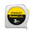 Фото #7 товара Stanley Taschenrollbandmaß PowerLock® Länge 3 m Breite 12,7 mm mm/cm EG II Kunststoff Gürtelclip