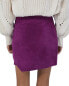 Iro Malawi Leather Mini Skirt Women's Purple 36