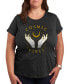 ფოტო #1 პროდუქტის Trendy Plus Size Cosmic Vibes Graphic T-shirt