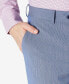 Фото #4 товара Men's Slim-Fit Blue Hairline Stripe Dress Pants, Created for Macy's