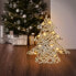 Weihnachtsbaum aus Rattan mit LEDs