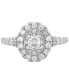 Diamond Oval Halo Engagement Ring (1 ct. t.w.) in 14k White Gold