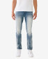 Фото #3 товара Men's Rocco Faded Skinny Jeans with Paint Splatter