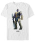 Фото #2 товара Marvel Men's Avengers Endgame Watercolor Thanos Strong Pose Short Sleeve T-Shirt