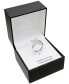 ფოტო #2 პროდუქტის Cubic Zirconia Butterfly Wrap Ring in Sterling Silver, Created for Macy's