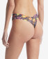 Low-Rise Printed Lace Thong