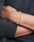 ფოტო #2 პროდუქტის Men's Mariner Link Chain Bracelet in 14k Gold-plated Sterling Silver