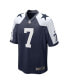 Фото #3 товара Men's Trevon Diggs Navy Dallas Cowboys Alternate Game Jersey