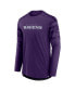 Men's Purple, Black Baltimore Ravens Square Off Long Sleeve T-shirt