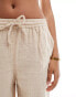 ONLY cheesecloth wide leg trouser co-ord in beige