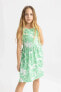 Платье Defacto B4338A8/GN1224 Green Joyful