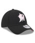 ფოტო #2 პროდუქტის Men's Black Miami Marlins 2024 Mother's Day 39THIRTY Flex Hat