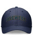 Фото #3 товара Men's Navy Milwaukee Brewers Evergreen Performance Flex Hat