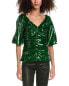 Фото #1 товара Ganni Sequin Blouse Women's