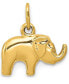 ფოტო #1 პროდუქტის Elephant Charm Pendant in 14k Yellow Gold