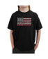 Big Boy's Word Art T-shirt - 50 States USA Flag